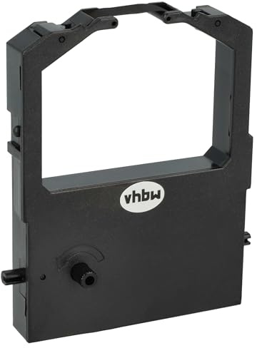 vhbw Farbband Schriftband kompatibel mit Epson LQ 100 Nadeldrucker | Bondrucker - Schwarz
