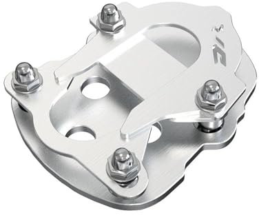 HYPERICIN Motorrad Seitenständer Unterlage FÜR Suzuki FÜR DR650S/SE 2015-2016-2017-2018-2019-2020-2021 Motorrad Fuß Seitenständer Platte Ständer Unterstützung Verlängerung Vergrößern Plattenpolster