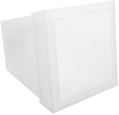 Happyyami Fioriera Da Esterno Quadrata Luce Solare, Vaso Luminoso in Plastica, Lampada Da Giardino a Energia Solare Per Terrazzi e Balconi, Illuminazione Automatica Notturna