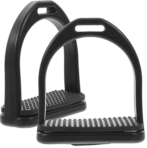 Abaodam Steigbügel Für Reitsattel Aus Pom-pom-Material Gefertigt Glatte Oberfläche Sicher Und Verbesserten Bieten Kompatibel Mit Verschiedenen Satteltypen Und Reitstilen