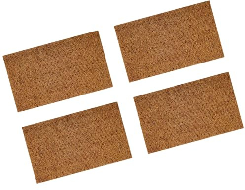 XINYIN Set mit 4 Kokosnüssen, Fasern, Reptilien-Teppich für Bartagamen und Schlangen, Startergebrauch für Terrarien, Lebensräume, Dekorationen, Haustier-Terrarien