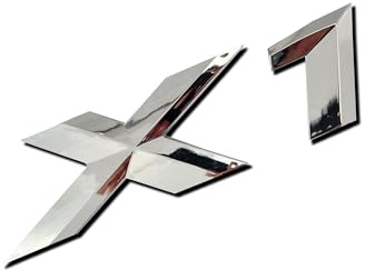 MCK Auto X1 Emblema Plateado Brillante para Maletero Trasero para E84, F48, U11