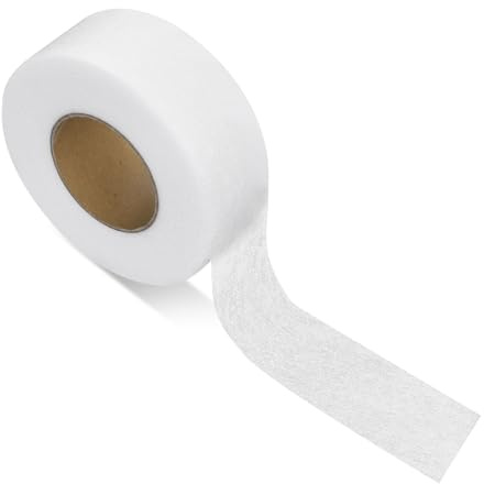 SDLDEER Bügelband 64m x 40mm Saumband zum Aufbügeln | Nahtband zum Aufbügeln, Bügelband für Vorhänge zum Kürzen, Klebeband Bügelband für Stoff, Vorhang, Hosen, Kleidung, Jeans