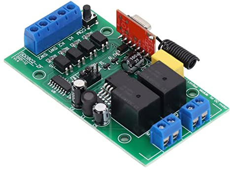 Fafeicy Module de Télécommande de Moteur, Contrôleur Rotatif sans Fil pour Volets Roulants, Portée jusqu'à 200 M avec Fonctionnement CW CCW pour Portes et Pompes