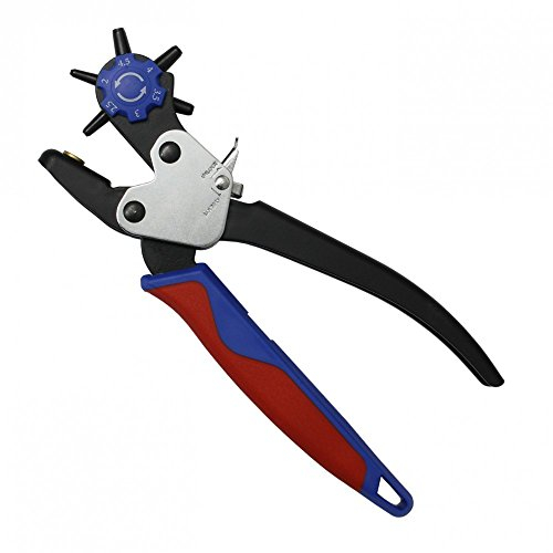 Profi Lochzange Revolverlochzange 2-4,5mm Leder Gürtel Ösenzange