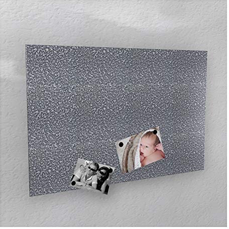Colours-Manufaktur Magnetwand - Silber-antik Silber-Antique - 4 Verschiedene Größen - 40 x 60 cm ; 50 x 80 cm ; 60 x 90 cm ; 50 x 110 cm - (60 x 90 cm)