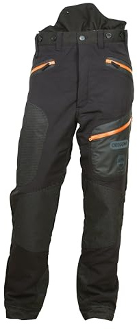 Oregon Fiordland Pro Kettensägen-Schnittschutz-Bundhose, Größe 3XL | Typ A Klasse 1, verstellbar, EN ISO 11393-2 zertifiziert, für Männer und Frauen
