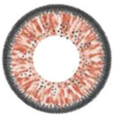 Matlens – EOS Farbige Kontaktlinsen ohne Stärke hazel braun Big eyes G-206 2 Linsen 1 Kontaktlinsenbehälter 1 Pflegemittel 50ml FBA