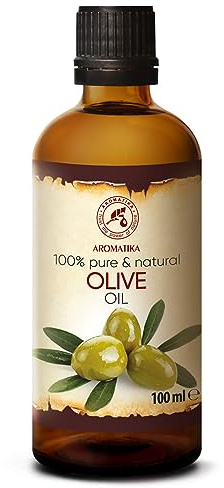 Olivenöl 100 ml - Kaltgepresst - Rein & Natürlich - Basisöl - Pflege Gesicht - Haare - Haut - Nägel - Hände - für Massage - Kosmetik - Körperpflege - Schönheit