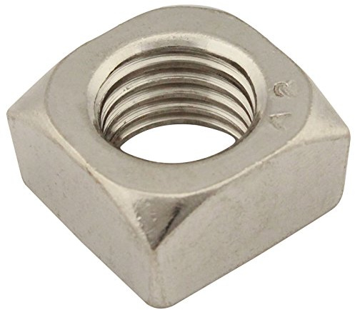 Vierkantmuttern (Standard Ausführung) - M12 - (10 Stück) - DIN 557 - Edelstahl A2 (V2A) - Einlegemutter - SC557 | SC-Normteile®