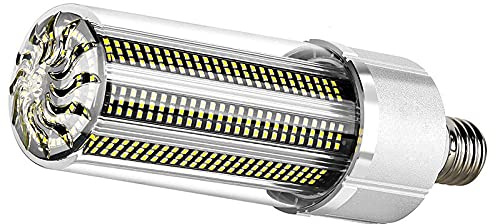 AUFWH Super Bright LED E27 Bulb di mais 25W-54W Lampada a LED 110V 220V Smart IC IC E39 E40 Big Power for Outdoor Playground Warehouse Lighting-100w._bianco freddo