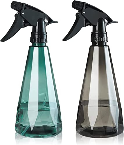 2 Stücke 500ml Sprühflasche,Wassersprühflasche Pflanzen,Sprüher,Gartenspritze,Kunststoff Zerstäuber Sprühflaschen,Kunststoff Zerstäuber Sprühflaschen,Handsprüher,Spritzer Gießkanne für Ätherische Öle