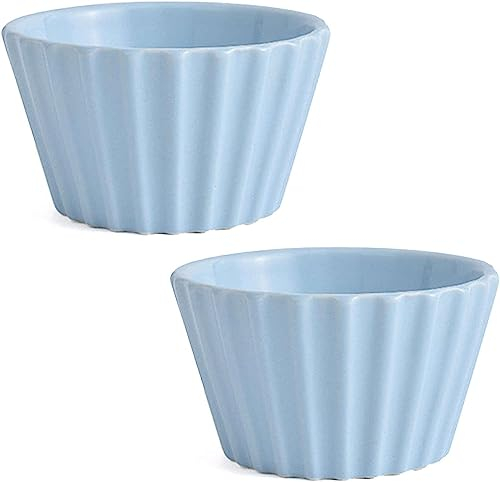 Tazón de sopa, Tazón de arroz, Tazón de desayuno, Juego de ramequines, 170 ml, Ramekins de Creme Brulee, Plato de soufflé Platos a prueba de horno, Ramekins de soufflé, Ramekins for freidora de aire-r