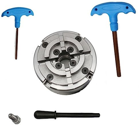 Mandrin De Tournage Du Bois KP96-E, Mandrin À Centrage Automatique À 4 Mâchoires De 4 Pouces Avec Filetage M30 * 3.5, Mandrin For Tour À Bois Bricolage