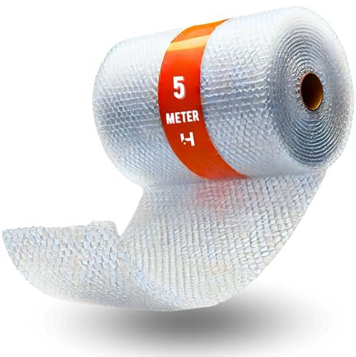 Haus-Held® Luftpolsterfolie 40cm x 5m I Verpackungsfolie als Versandfolie und Polstmaterial I Noppenfolie fur Umzug I Bubble Wrap Transportschutz I 100% Recycelbar
