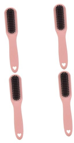 SOIMISS 4pcs Ergonomic Shoe Cleaning Brush Soft Bristle Laundry Brush Multi-purpose Scrubber for Shoes and Home