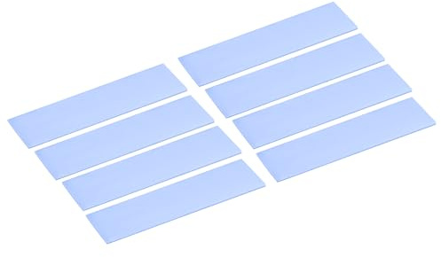 sourcing map 8 Pack M.2 Thermal Pad 100x22x1mm for Pc M.2 22110 nvme SSD Heatsink Cooler