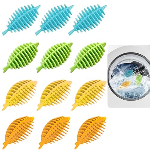 Palline per Asciugatrice Antipiega,Forreen 12 Pezzi Palla Asciugabiancheria Riutilizzabili Antistatica Anti-Winding Asciugatrice Palline per Home Dormitorio Asciugatrici e lavatrici