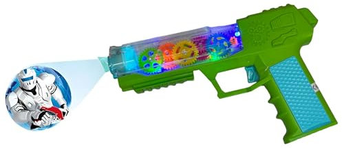 Pistolet jouet lumière son effets sonores et projecteur jeu pour enfants fusil mitrailleuse avec lumières et sons
