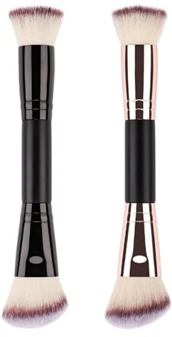 Foundationborste – kosmetikamakeup-borste | Concealer Make -up – ansiktsborste, mjuk borstfundamentborste, foundation-applikationsborste, skönhetspulverblandningsborste för konturering, blandning