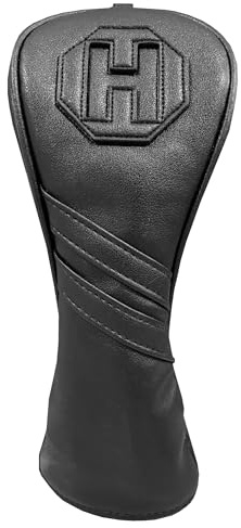 Golf Club Head covers. Hybrid Headcover, or buy set of three, Driver Headcover, Fairway Wood Headcover and Hybrid Headcover