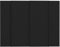 AVANTI TRENDSTORE - Fahda - Kleiderschrank mit Drehtüren und Schiebetüren, innen mit Kleiderstange und Einlegeböden, in verschiedenen Farben erhältlich.Maße LAP 270,3x210x61,2 cm (Schwarz)