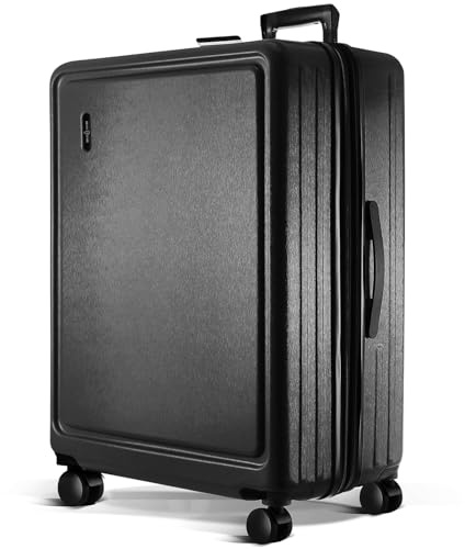 TRAVELARIM 28 Inch Luggage with Spinner Wheels, Hard Shell Suitcase with TSA Locks for Luggage, Travel Large Suitcase, Expandable Hard Shell Suitcases, Jet Black