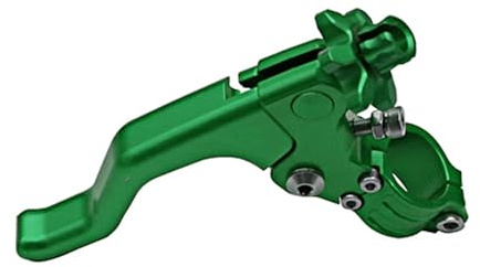 Ksjosji Leve Frizione Freno Moto Breve Prodezza Leva Frizione Prodezza Leva Frizione Modificato Accessori Moto per Kawasaki KX65 KX80/85 KX125 KX250F KDX125-250 1986-2018 Moto Leva Frizione(Green)