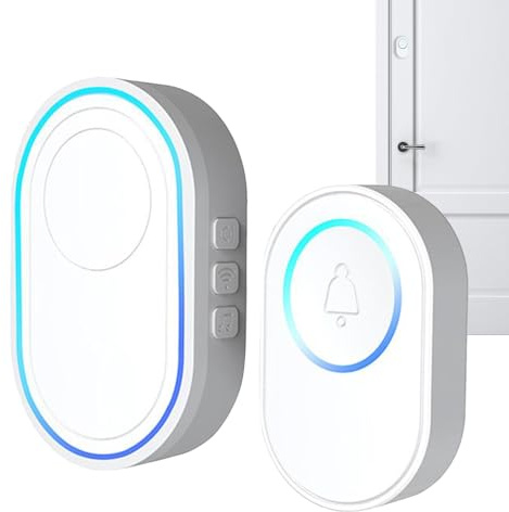 Detector de Puerta con Timbre - Alarma De Seguridad Doméstica,Timbre Inalámbrico Inteligente Notificación De Entrada Para Hogar Comercio