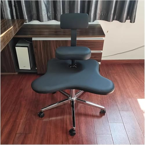 Ergonomischer, verstellbarer Kniestuhl mit Lendenwirbelstütze für Büro, Yoga und Meditation