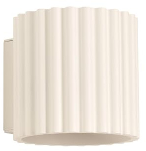 Sollux Lighting Vägglampa i aluminium - 1 ljuskälla - LED-lampa - Beige Aura