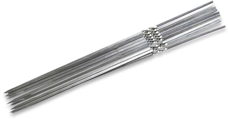Veemoon 50pezzi Spiedini per Barbecue in Acciaio Inox Riutilizzabili e Resistenti per Cottura all Aperto e Barbecue