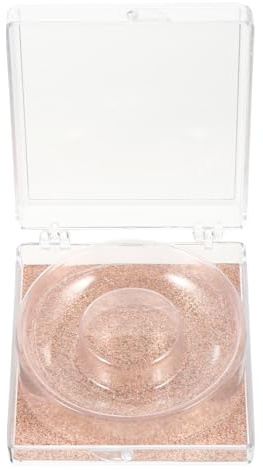 OSOLADY 6 Stück pack Quadratische Wimpern Aufbewahrungsbox aus Kunststoff mit Glänzenden Boden Karten und Leichtem Gewicht Organizer für Künstliche Wimpern Einfach zu Tragen und Sauber