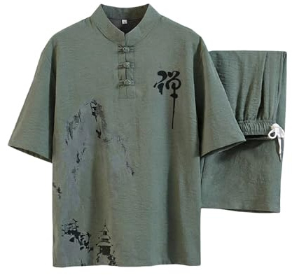 RUMAOZIA Costume Kungfu Tang pour homme, arts martiaux chinois traditionnels, Taichi, Shaolin, Wushu Qigong, manches longues, brodé, décontracté, vêtements de loisirs, uniform, veste, pantalon, style