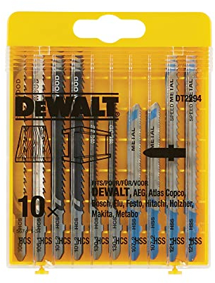 DEWALT DT2294-QZ - Set 10 pezzi per tagli su legno/metallo