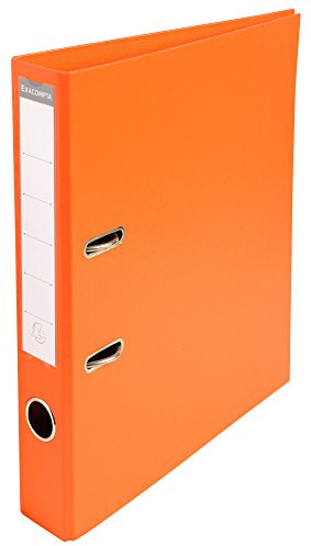Exacompta - Ref. 53544E - 1 Prem'Touch A4 arkivmapp - 50 mm rygg - 55 mm mekanism - Yttermått: 32 x 29 x 5 cm - A4 arkivformat - Färg: Orange