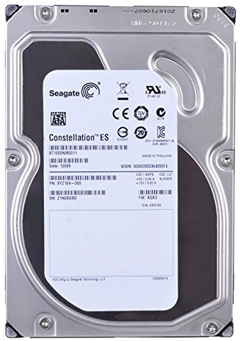 Seagate ST1000NM0011 8,9 cm 1 TB Festplatte (Laufwerk Serial-ATA, 6 GB/s, 64 MB, 7200RPM)