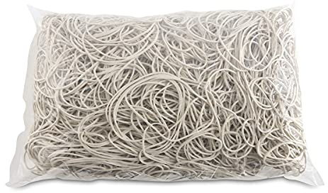 Rubber Bands OFFICE PRODUCTS Diameter 70mm 1,5x1,5mm 1000g White/Small Office Accessories/Type-Standard/Material-Rubber/Weight (g)-1000 / Colour-White/Size-1,5x1,5mm