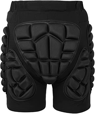 GAOSHI Schutzausrüstung for Skifahren, Outdoor-Sport, Knie- Und Hüftschutz, Ski-Skate-Snowboard-Ski-Schutz, Gepolsterte Hüfte for Kinder Und Erwachsene (Color : Noir, Size : M)