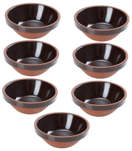 IMIKEYA Bol En Faïence Vintage 7 Pièces Taille Moyenne Résistant à La Chaleur Bol De Nourriture Cuite à La Vapeur Pour Riz Œufs Légumes Cuisson Vapeur