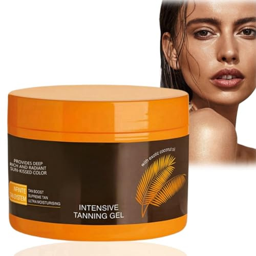 Luxury-Intensive Tanning Gel,Extreme Dark Intensive Tanning Luxe-Gel, Natural Tanning Accelerator Cream Gel, Deluxe Intense Tanning Gel for Outdoor Sunlight,Sunbed Tanning Accelerator,Tan Accelerator