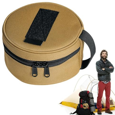 Caja de almacenamiento para platos de porcelana – Contenedores de almacenamiento de platos de porcelana para camping, sierra cup, ligera, impermeable, lona, tazas, cuencos, platos, platos redondos,