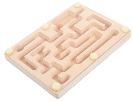 Balance Maze Board Toy for Boy Girl Educational Bead Puzzle Game for Sensory Training and Coordination Portable Handheld Activity for Boys and Girls Lightweight