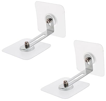 LOORGVEL 2 Satz Kippsicherungsanker aus Eisen und Acryl Möbel Kippsicherung ohne Bohren für Möbel im Umfeld von Kindern und Haustieren