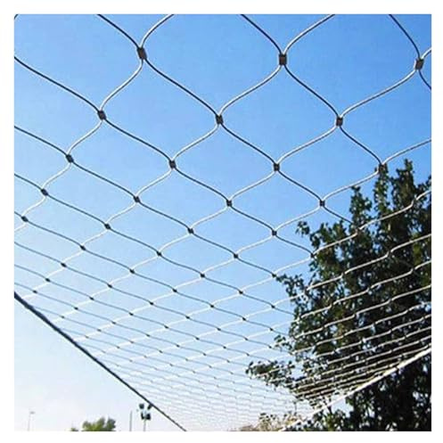 Wire mesh, 304 Wire Mesh, 10cm/2mm Balcony Boundary Protection Fence Net Anti-Fall(WxL:2x5m)