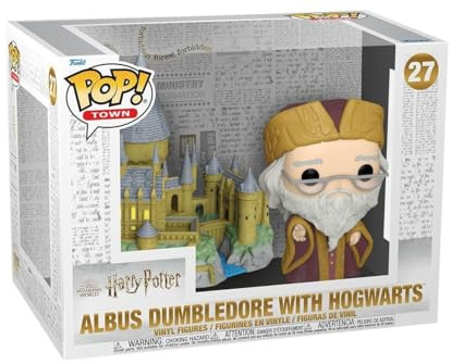 Funko Pop! Town: HP Anniversary - Albus Dumbledore mit Hogwarts - Harry Potter - Vinyl-Sammelfigur - Geschenkidee - Offizielle Handelswaren - Spielzeug Für Kinder und Erwachsene - Movies Fans