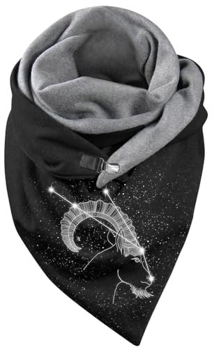 rtdgcv Eigenschaften: Schal Herren Winter Kaschmir Schal Damen Winter Winter Warm Schal mit Knopf Vintage Elegant Lässige Winterschal