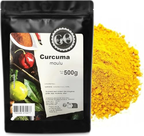 Curcuma moulu 500g- LA PLANTIGO