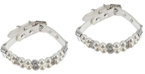 Sosoport 2stücke Hundehalsband Mit Perlen Und Leine Verstellbar Handgefertigtes Design Für Hundegeburtstagsfeiern Stilvolles Haustierzubehör Aus Hochwertigem Material Für Jeden Anlass