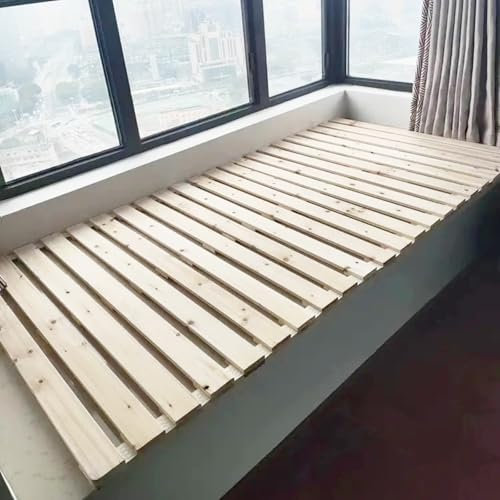 Lattenrost Bettrahmen In Einzel-/Doppel-/Queensize-/Vollgröße Mit Holzlatten, Faltbares, Robustes Ersatz-Bettlattenbrett Für Bunkie-Board Für Zuhause, Wohnheim, Camping, Bodenplattform-Matratzenbasis
